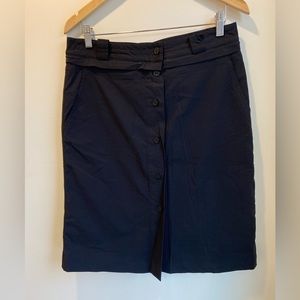 TILLEY Endurables Skort Black Travel Skirt Shorts Size 10